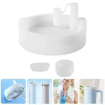 3/4 шт. силиконовая крышка для соломинки, защита от протечек, подставка для чашки Stanley Cup 2.0 40 унций 3PCS