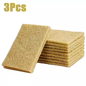 3/5/10 шт., губка для мытья посуды из микрофибры из сизаля, экологически чистая губка для чистки, утолщенная миска, кастрюля, мочалка, кухонный инструмент для чистки 3Pcs