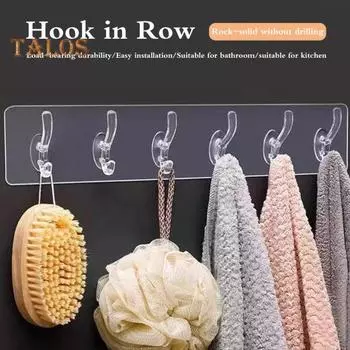 3/5/10 шт. крючки для полотенец, противоскользящие крючки для хранения с гладкими краями, вешалки для полотенец премиум-класса для ванной комнаты, товары для дома