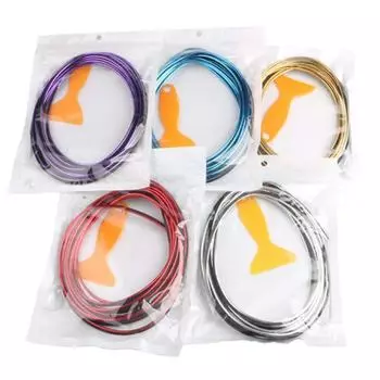 3/5/10M автомобильная молдинговая полоса внутренняя декоративная полоса DIY авто молдинг стиль универсальная приборная панель дверь хром декоративная отделка 3M красный