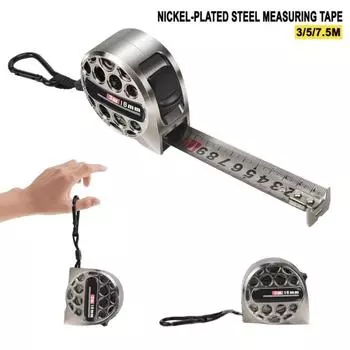 3/5/7,5 м метрическая рулетка новая полая нержавеющая сталь антикоррозионная выдвижная линейка деревообрабатывающая линейка измерительные инструменты
