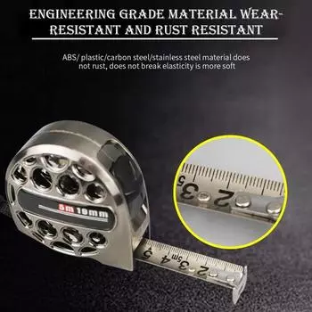 3/5/7,5 м метрическая рулетка из нержавеющей стали, антикоррозийная выдвижная линейка, деревообрабатывающая линейка, метрическая рулетка, измерительные инструменты CN