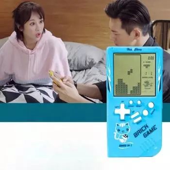 3,5-дюймовая кирпичная игра с большим экраном, ручная классическая ностальгическая декомпрессионная игрушка 1pc розовый