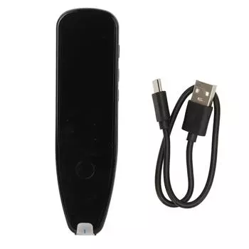 3,5-дюймовая сканирующая ручка-переводчик 112 языков Высокая точность Эргономичность Многоязычность в режиме реального времени чёрный