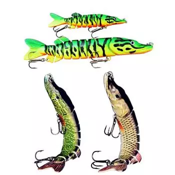 3,5-дюймовые 6-дюймовые рыболовные приманки, приманка для воблера, воблер, приманка SinKing, жесткая приманка, реалистичная щука, мускусный окунь, сома, приманка, рыболовные снасти, охотничьи снасти 3.5