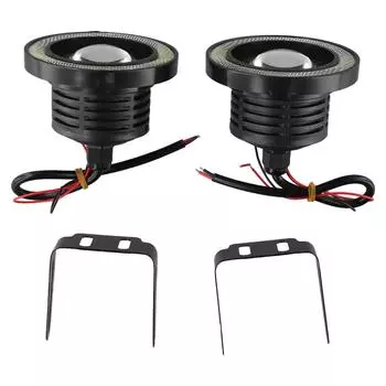 3,5-дюймовые светодиодные противотуманные фары 12 В для вождения, светодиодные дневные ходовые огни, замена белых фар для вождения из ABS CHINA