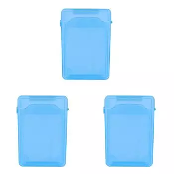 3,5-дюймовый IDE SATA HDD жесткий диск коробка для хранения пластиковый корпус HDD Caddy Case(синий)