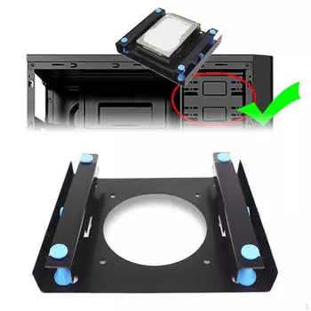 3,5-дюймовый кронштейн, монтажный кронштейн, простой в установке адаптер отсека для корпуса ПК