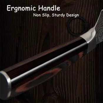 3,5-дюймовый маленький нож для очистки овощей, нарезки стейков, очистки фруктов, немецкие ножи для фруктов из высокоуглеродистой нержавеющей стали 3.5 inch