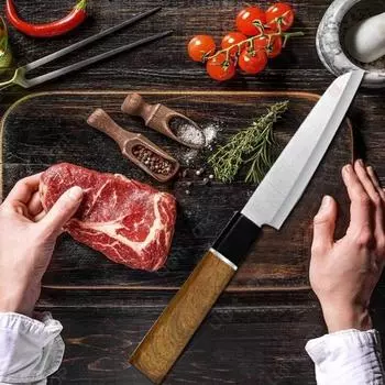 3,5-дюймовый нож для очистки фруктов из нержавеющей стали, кухонный нож для дыни, японские ножи для резки поваров, универсальный нож и аксессуары