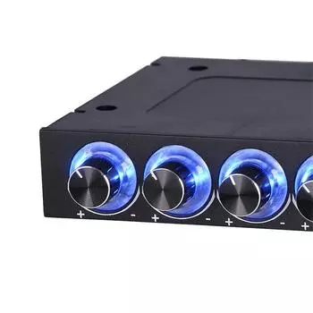 3.5 FDD Передняя панель корпуса Регулятор скорости вентилятора 4 канала со светодиодными регуляторами вверх