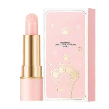 3,5 г бальзам для губ в форме кошачьей лапки для женщин и девочек, меняющий цвет, увлажняющий, питательный, восстанавливающий, устраняющий сухость, длительный, гладкий, текстура N One Size розовый