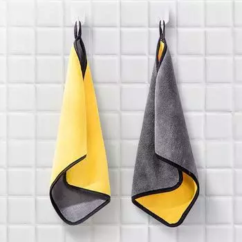 3/5 high-quality microfiber towels of different sizes, suitable for car washing, home cleaning, and pet cleaning