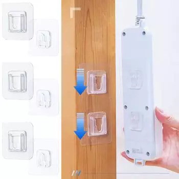 3/5 компл. настенные крючки на присоске для чашек, настенный держатель для хранения, клейкие прозрачные крючки, двусторонние для кухни, сильная вешалка на присоске, ванная комната 3 Sets