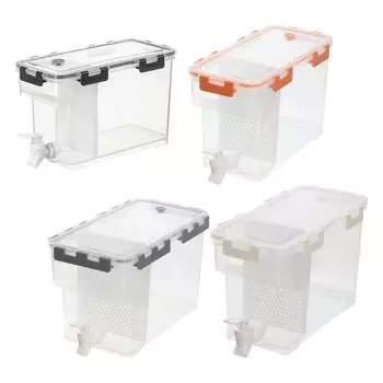 3,5 л/6 л холодильник холодный чайник с краном летний лимонад сока диспенсер для напитков большой емкости кувшин для холодной воды серый