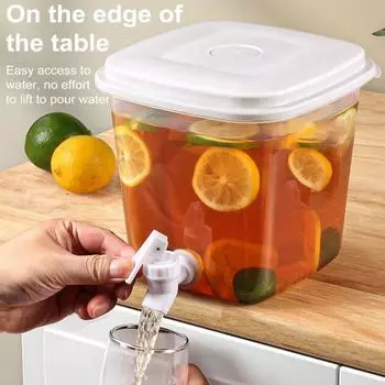 3,5 л диспенсер для напитков, контейнер для жидкости для напитков с краном, кувшин для холодной воды для