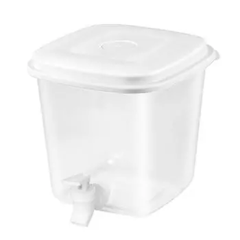 3,5 л диспенсер для напитков, контейнер для жидкости для напитков с краном, кувшин для холодной воды для домашней вечеринки на открытом воздухе белый