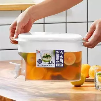 3,5 л прозрачный кувшин для воды в морозильной камере, холодильник, бутылка для холодной воды, летняя необходимость, бутылка для льда с краном, бутылка для льда для хоккея с шайбой 3.5L