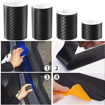 3/5 м DIY 3D нано защитная пленка из углеродного волокна автомобильная наклейка против царапин водонепроницаемая лента 3cmx3m