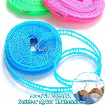 3/5 метра противоскользящая ветрозащитная веревка для сушки одежды ограждение веревка для сушки одежды в помещении и на открытом воздухе охлаждающая веревка для сушки одежды 3M синий