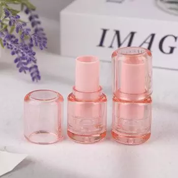 3,5 мл круглые полупрозрачные пустые тюбики для бальзама для губ контейнер для хранения помады флакончик для блеска для губ дорожная упаковка для макияжа 2