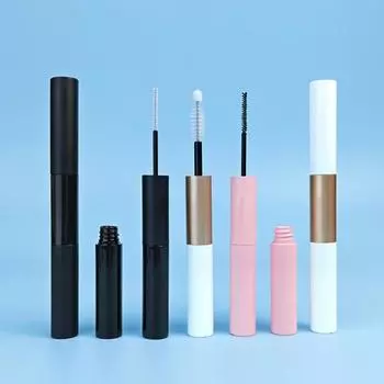 3,5 мл пустой тюбик для туши с двойной головкой и пробкой, контейнер для крема для ресниц, бутылка для макияжа, косметика «сделай сам», пустые тюбики розового цвета as the picture