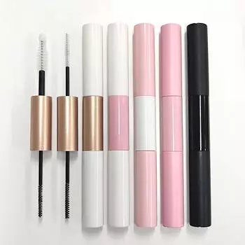 3,5 мл пустой тюбик для туши с двойной головкой и пробкой, контейнер для крема для ресниц, бутылка для макияжа, косметика «сделай сам», пустые тюбики розового цвета as the picture