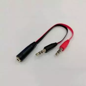 3,5 мм 1 женский на 2 мужской Aux аудио кабель микрофонный разветвитель кабель наушники адаптер кабель аксессуары для телефона планшет мобильный чёрный