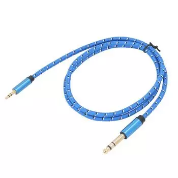 3,5 мм - 6,35 мм стерео кабель 1/4 - 1/8 двунаправленный звук для гитары домашнего кинотеатра устройства динамик 3.3FT1meter