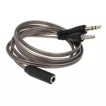 3,5 мм аудио Y-образный кабель-разветвитель 1 гнездо на 2 штекера-переходник для наушников, микрофона, шнура, адаптера для