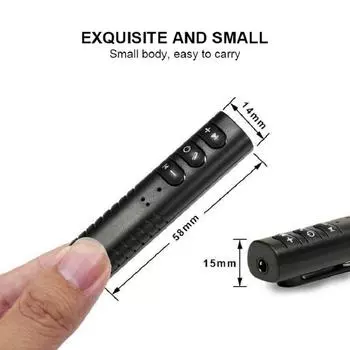 3,5 мм беспроводной Bluetooth 5.0 приемник передатчик адаптер для автомобильного музыкального аудио динамика Aux A2dp наушники приемник громкой связи чёрный