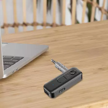 3,5 мм Bluetooth AUX адаптер Handsfree Call с клипсой аудио приемник передатчик для проводного