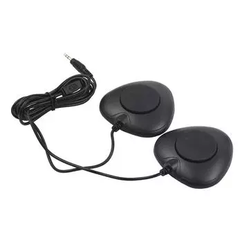 3,5 мм Интерфейс Компактная Педаль Сустейна Двойная Педаль Нижняя Противоскользящая Бесшумная для Музыкальных Инструментов Triangle чёрный