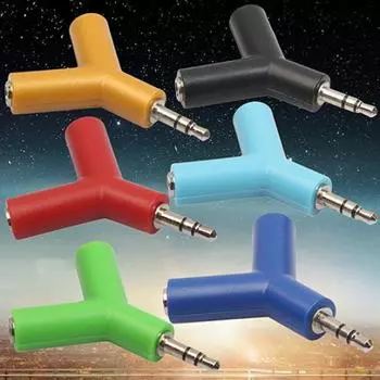 3,5 мм наушники аудио разветвитель между мужчинами и женщинами Y-образный стерео адаптер