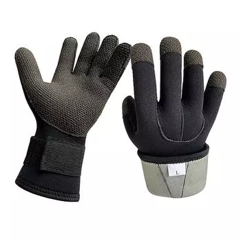 3/5 мм неопреновые кевларовые перчатки для дайвинга, износостойкие, противорежущие и пирсинговые, для подводного плавания, рыбалки, охоты, катания на лыжах S