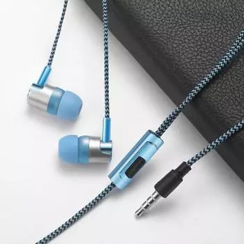 3,5 мм проводная гарнитура в ухо типа наушники-вкладыши проводной телефон наушники мобильный телефон