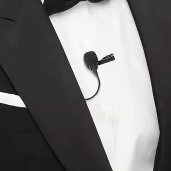 3,5-мм разъем для мобильного караоке-микрофона, мини-микрофона для записи интервью, всенаправленного микрофона с зажимом для мобильного микрофона 1pc