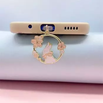 3,5 мм разъем для наушников Sakura Rabbit Пылезащитная заглушка для защиты от пыли Смартфон