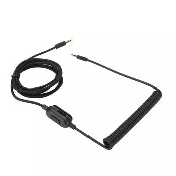 3,5 мм штекер - 3,5 мм штекер спиральный звуковой кабель для наушников пружинный спиральный кабель замена для Logitech