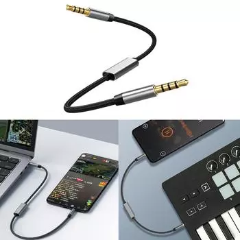 3,5 мм штекер-штекер аудиокабель удлинитель стерео AUX кабель провод для 3,5 мм наушников планшетов динамиков телефонов