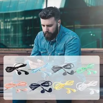 3,5 мм стерео наушники-вкладыши для Xiaomi/Huawei/Samsung мобильный телефон компьютер MP3 зелёный