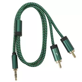 3,5 мм Y-образный разветвительный кабель 1,64 фута Hi-Fi стереозвук для наушников адаптер штекерный к Aux звуковой кабель для S
