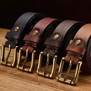 3,5 широкий ретро ремень из натуральной коровьей кожи с медной пряжкой мужской ремень ручной работы из коровьей кожи первого слоя повседневный ремень для джинсов 110cm