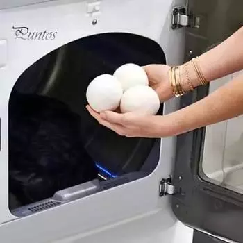 3/5 шт. Шарики для сушки шерсти, многоразовые шарики для сушки шерсти, кондиционер для белья, набор для стирки, домашняя стирка, уменьшает складки, аксессуары для стирки 6 cm 3pcs