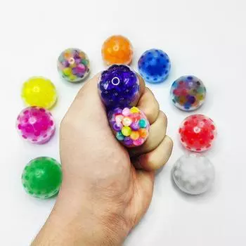 3,5 см цветной шарик-виноград из ТПР, сжимаемая игрушка для детей - снятие стресса и творческое развлечение