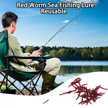 3,5 см прочная рыболовная приманка, имитация яркого цвета, увеличение скорости рыбалки 50pcs красный