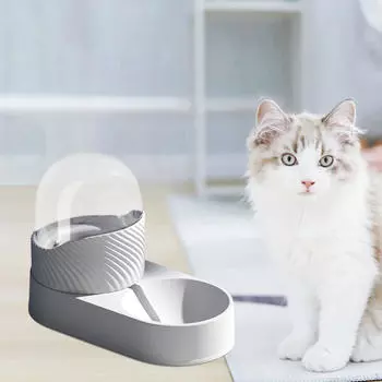 3.5L Дозатор воды для собак Автоматическая поилка для домашних животных Гравитационная миска для кошек для животных Собаки Orange