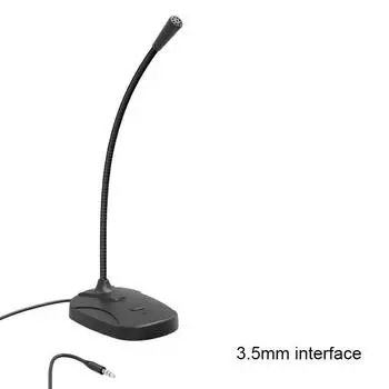 3.5Mm Jack Usb Computer Microphone Hi-Fi For High Fidelity Video Conference Speech Vlog Noise Cancelling Mic Professiona