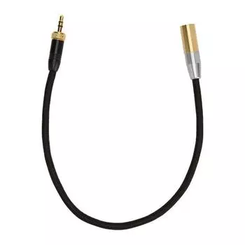 3.5mm to Mini XLR Cable Internal Thread Gold Plated 3 Pin Stereo Noiseless Sound Adapter Cord for BMPCC Camcorder