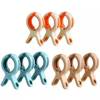 3/60 шт. шезлонг Cruiser, фиксированная сушильная прищепка, ветрозащитные подвесные колышки, многоразовые нескользящие многофункциональные инструменты для домашнего хранения 3Pcs White